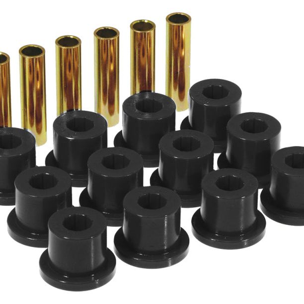 Prothane 7-1001-BL - PRO7-1001-BL - Prothane 67-87 GM Rear Spring & Shackle Bushings (w/ 1.5in Bushings) - Black - Shipped in Europe - Tuningsupply.com