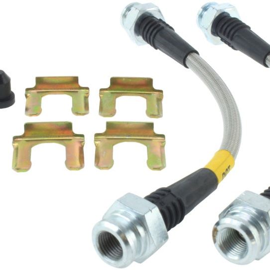 Stoptech 950.42504 - STO950.42504 - StopTech 2/89-96 Nissan 300ZX (Exc Turbo)/6/89-96 300ZX Turbo Stainless Steel Rear BBK Brake Lines - Shipped in Europe - Tuningsupply.com