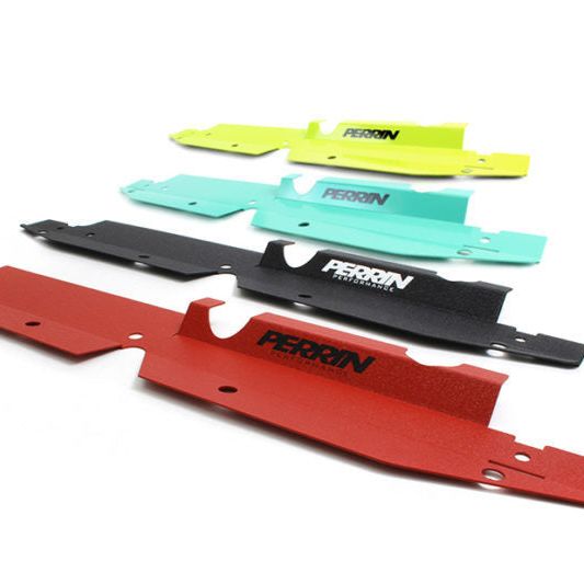 Perrin Performance PSP-ENG-510NY - PERPSP-ENG-510NY - PERRIN 08-14 Subaru WRX & STI / 08-11 Impreza Radiator Shroud - Neon Yellow - Shipped in Europe - Tuningsupply.com