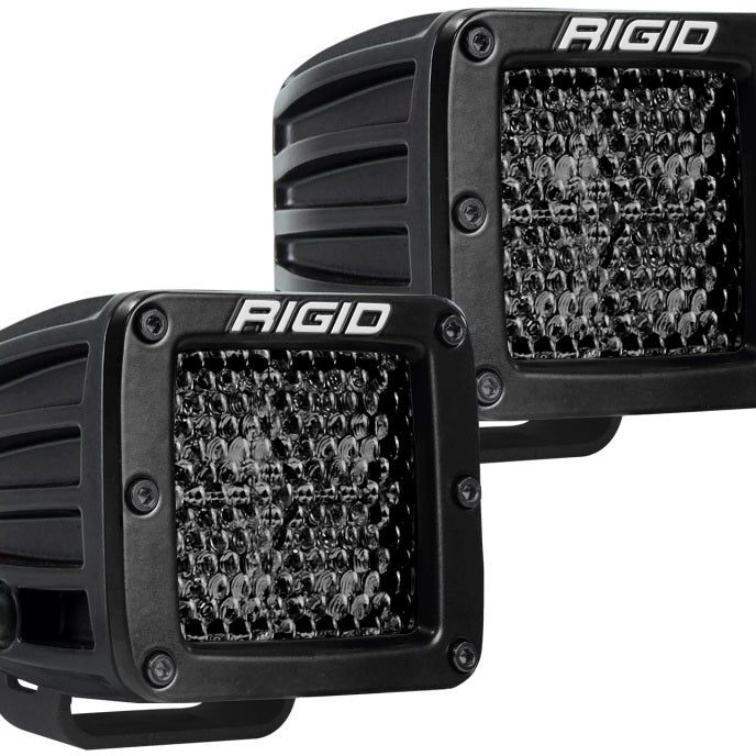 Rigid Industries 202513BLK - RIG202513BLK - Rigid Industries D Series PRO Midnight Edition - Spot - Diffused - Pair - Shipped in Europe - Tuningsupply.com