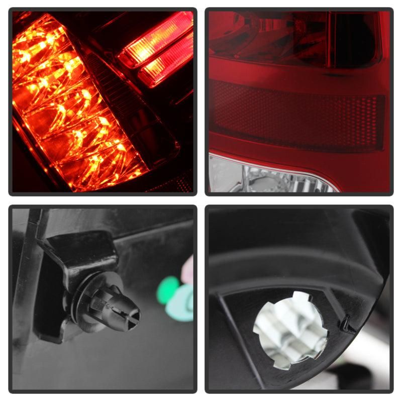 SPYDER 5077547 - SPY5077547 - Spyder Dodge Ram 1500 13-14 13-14 LED Tail Lights LED Model only - Red Clear ALT-YD-DRAM13-LED-RC - Shipped in Europe - Tuningsupply.com