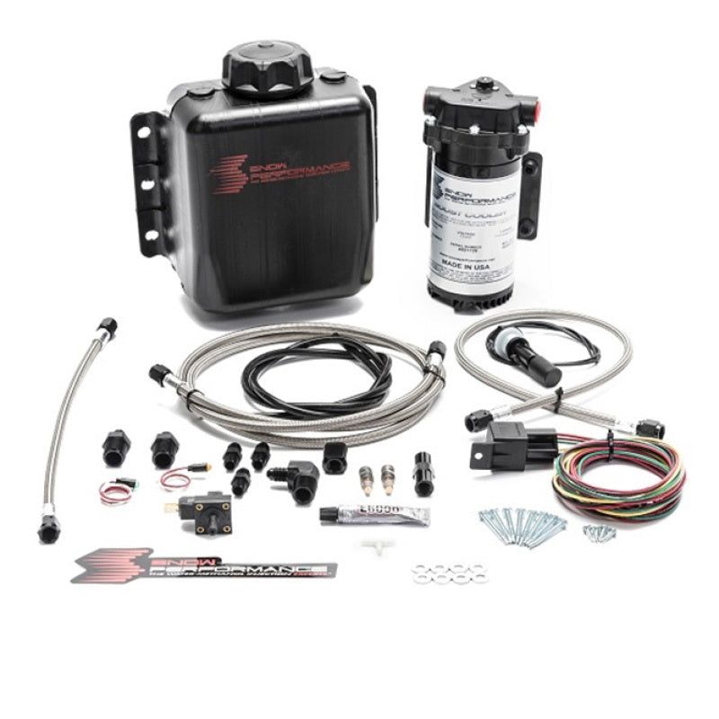Snow Performance SNO-201-BRD - SNOSNO-201-BRD - Snow Performance Stg 1 Boost Cooler F/I Water Injection Kit (Incl. SS Braided Line and 4AN Fittings) - Shipped in Europe - Tuningsupply.com