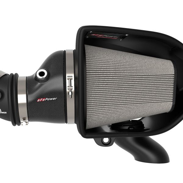 aFe 57-10001D - AFE57-10001D - aFe Magnum Force Stage-2 Track Series Carbon Fiber AIS w/Pro Dry S Media-18 Dodge Challenger V8-6.2L - Shipped in Europe - Tuningsupply.com