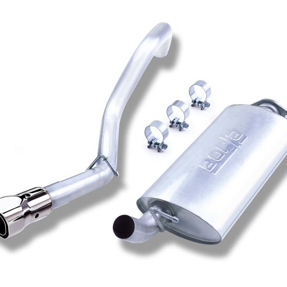 Borla 14924 - BOR14924 - Borla 00-06 Jeep Wrangler Sport/SE/X/Rubicon Sahara 2.5L/4cyl 4.0L/6cyl SS Catback Exhaust - Shipped in Europe - Tuningsupply.com