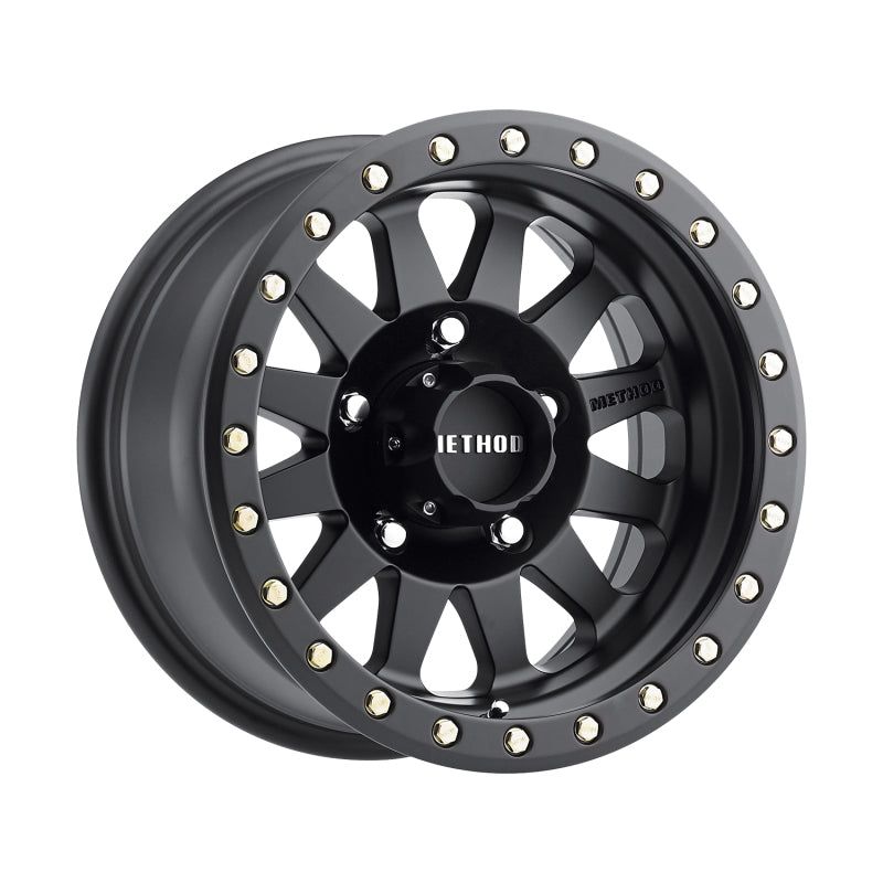 Method Wheels MR30451012550N - MRWMR30451012550N - Method MR304 Double Standard 15x10 -50mm Offset 5x4.5 83mm CB Matte Black Wheel - Shipped in Europe - Tuningsupply.com