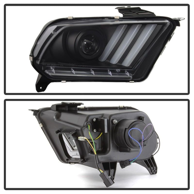 SPYDER 5084569 - SPY5084569 - Spyder Ford Mustang 10-13 Projector Headlights - HID Model Only - Black PRO-YD-FM2010V2-HID-BK - Shipped in Europe - Tuningsupply.com