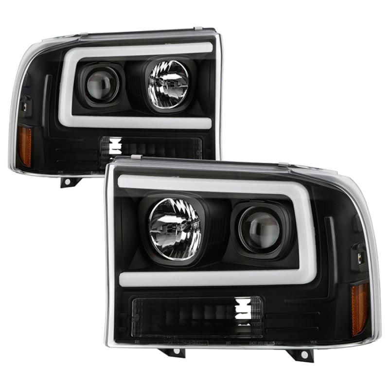 SPYDER 5088062 - SPY5088062 - Spyder Ford F-250 99-04/Excursion 00-04 1 Piece LED Headlights - Black PRO-YD-FF25099V2PL-BK - Shipped in Europe - Tuningsupply.com