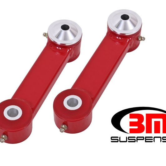 BMR Suspension TCA048R - BMRTCA048R - BMR 15-17 S550 Mustang Rear Lower Control Arms Vertical Link (Polyurethane) - Red - Shipped in Europe - Tuningsupply.com