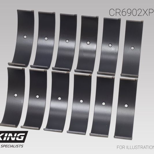 King Engine Bearings GCR6902XPC - KINGCR6902XPC - King Engine Bearings Nissan VQ35HR/VQ37VHR/VR30DTT pMaxKote Rod Bearing Set - Size STD - Shipped in Europe - Tuningsupply.com