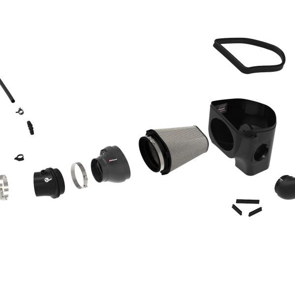 aFe 57-10001D - AFE57-10001D - aFe Magnum Force Stage-2 Track Series Carbon Fiber AIS w/Pro Dry S Media-18 Dodge Challenger V8-6.2L - Shipped in Europe - Tuningsupply.com