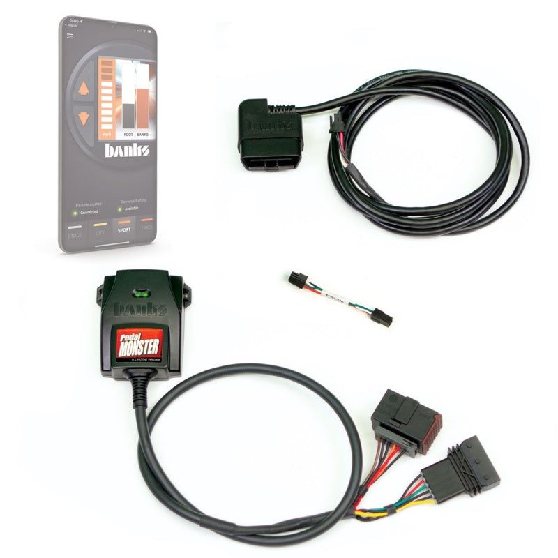 Banks Power 64330 - GBE64330 - Banks Power Pedal Monster Kit (Stand-Alone) - TE Connectivity MT2 - 6 Way - Use w/Phone - Shipped in Europe - Tuningsupply.com