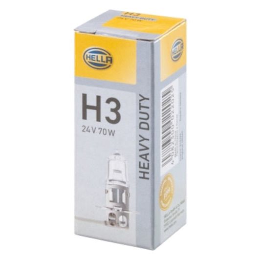 Hella LAH3 24V - HELLAH3 24V - Hella H3 24V/70W PK22s T3.25 Halogen Bulb - Shipped in Europe - Tuningsupply.com