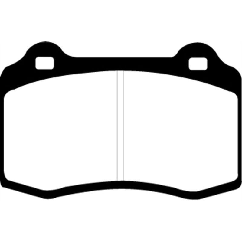 EBC DP41140R - EBCDP41140R - EBC 96-00 Lotus Esprit Turbo 2.0 Turbo GT3 Yellowstuff Rear Brake Pads - Shipped in Europe - Tuningsupply.com