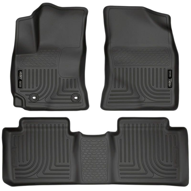 Husky Liners 99531 - HSL99531 - Husky Liners 15 Toyota Corolla Weatherbeater Black Front & 2nd Seat Floor Liners - Shipped in Europe - Tuningsupply.com