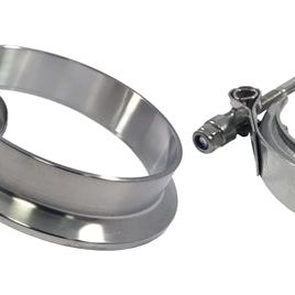 Torque Solution TS-VBK-3 - TQSTS-VBK-3 - Torque Solution Stainless Steel V-Band Clamp & Flange Kit - 3in (76mm) - Shipped in Europe - Tuningsupply.com