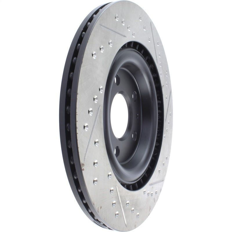 Stoptech 127.33137R - STO127.33137R - StopTech Slotted & Drilled Sport Brake Rotor - Shipped in Europe - Tuningsupply.com