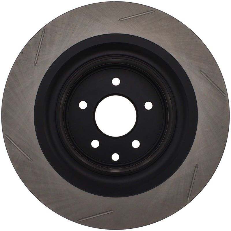 Stoptech 126.42101SL - STO126.42101SL - StopTech Power Slot Nissan 370z / Infiniti G37 SportStop Slotted Rear Left Rotor - Shipped in Europe - Tuningsupply.com