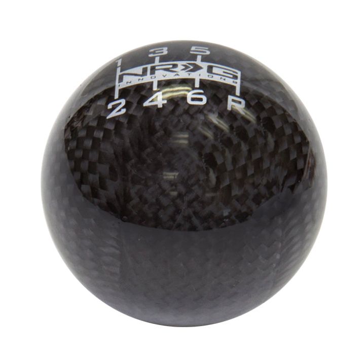 NRG SK-300BC-1 - NRGSK-300BC-1 - NRG Universal Ball Style Shift Knob - Black Carbon Fiber (6 Speed Pattern) - Shipped in Europe - Tuningsupply.com