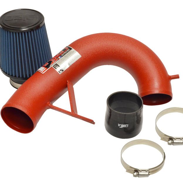 Injen SP3087WR - INJSP3087WR - Injen 17-19 Audi A4 2.0T Wrinkle Red Short Ram Air Intake - Shipped in Europe - Tuningsupply.com