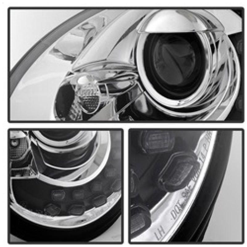SPYDER 5080554 - SPY5080554 - Spyder Volkswagen Beetle 1998-2005 Projector Headlights DRL Chrome PRO-YD-VB98-DRL-C - Shipped in Europe - Tuningsupply.com