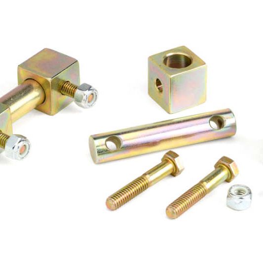 JKS Manufacturing JKS9603 - JKSJKS9603 - JKS Manufacturing Jeep Wrangler TJ/LJ Lower Shock Bar Pin Eliminator - Front - Shipped in Europe - Tuningsupply.com