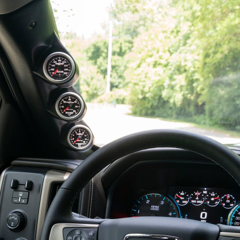 AutoMeter 17121 - ATM17121 - Autometer 2-1/16in Triple Pillar 14-15 Chevy Full Size (Gen 3) - Shipped in Europe - Tuningsupply.com