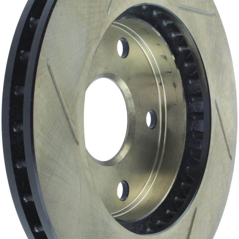 Stoptech 126.44069SL - STO126.44069SL - StopTech Power Slot 1/90-95 Toyota MR2 Front Left SportStop Slotted Rotor - Shipped in Europe - Tuningsupply.com