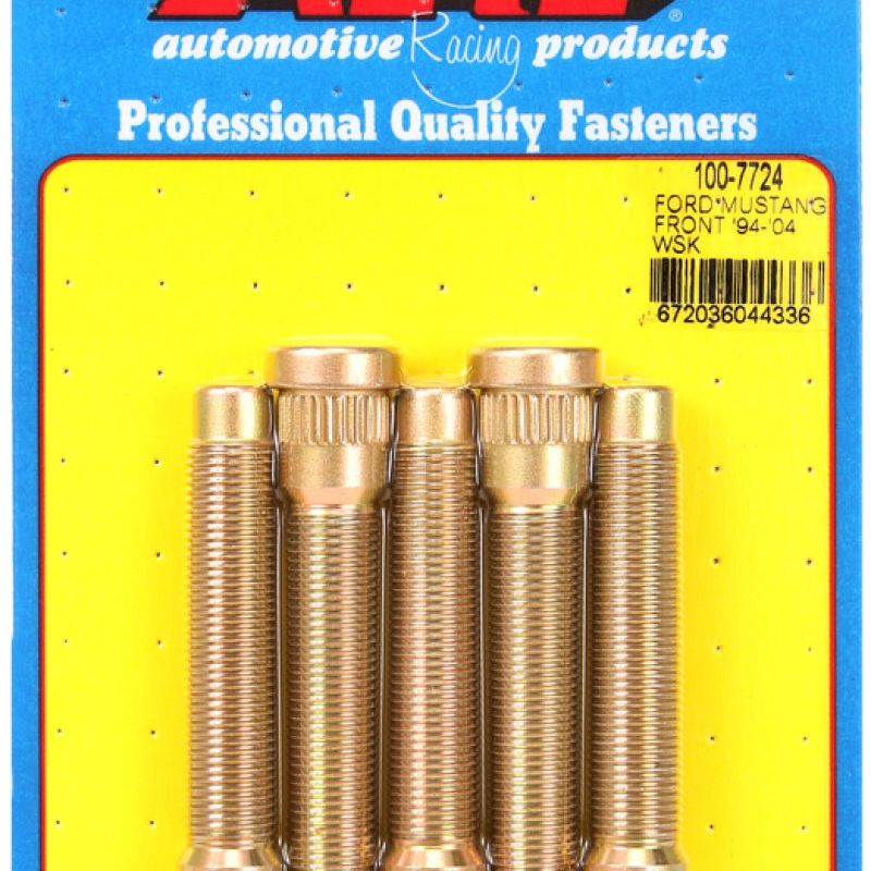ARP 100-7724 - ARP100-7724 - ARP 94-04 Ford Mustang Front Wheel Stud Kit (Set of 5) - Shipped in Europe - Tuningsupply.com