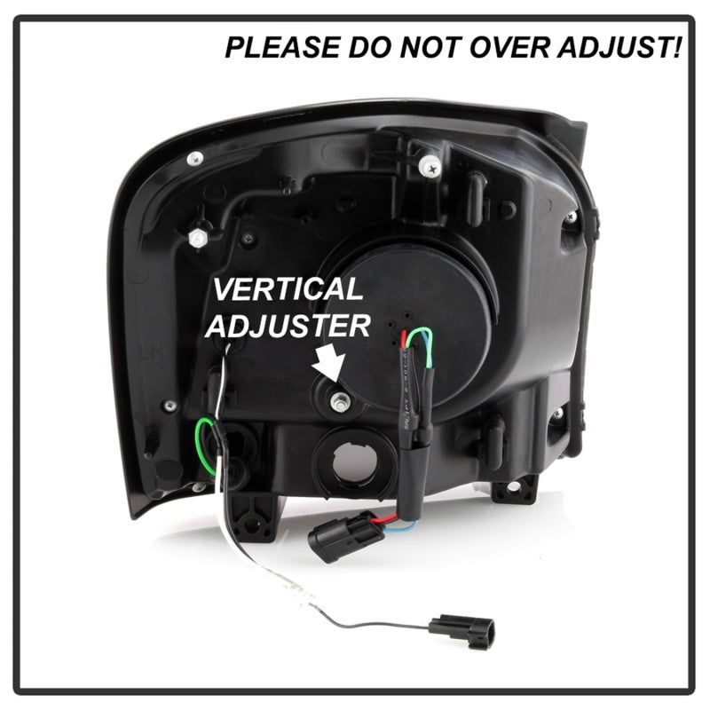 SPYDER 5086600 - SPY5086600 - Spyder 04-06 Dodge Durango Projector Headlights - Black PRO-YD-DDU04-LB-BK - Shipped in Europe - Tuningsupply.com