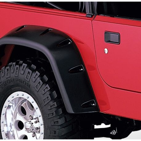 Bushwacker 10908-07 - BUS10908-07 - Bushwacker 97-06 Jeep TJ Max Pocket Style Flares 4pc - Black - Shipped in Europe - Tuningsupply.com