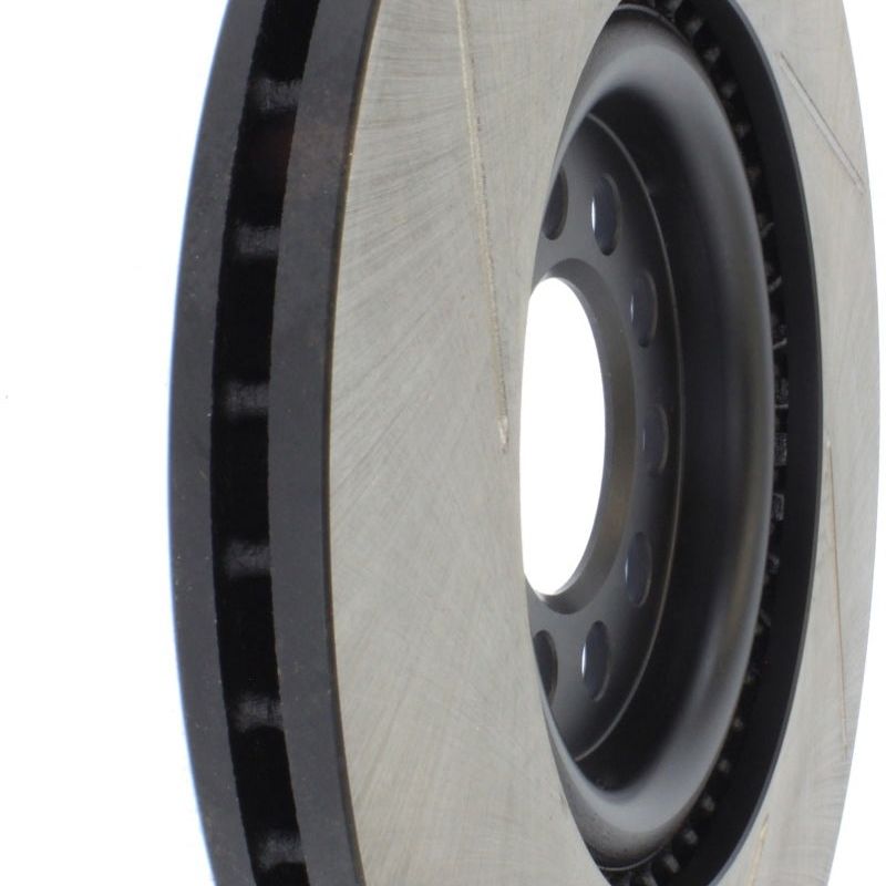 Stoptech 126.33062SL - STO126.33062SL - StopTech Power Slot 3/99-06 Audi TT/00-06 TT Quattro / 03-05 VW Golf GTi Left Front Slotted Rotor - Shipped in Europe - Tuningsupply.com