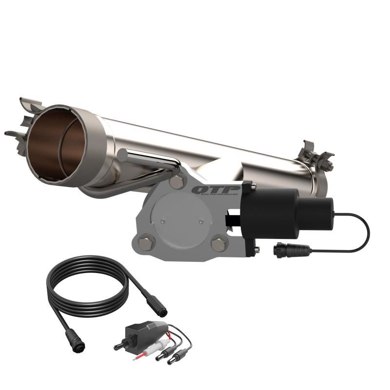 QTP 520009 - QTP520009 - 2009-2023 Ram/Dodge 1500 Classic QTP Aggressor Cutout Pipe - Shipped in Europe - Tuningsupply.com