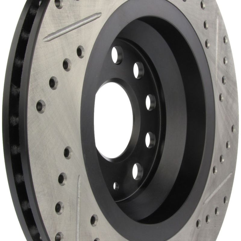 Stoptech 127.33113R - STO127.33113R - StopTech 09 VW Passat CC / 06-09 Passat Slotted & Drilled Right Rear Rotor - Shipped in Europe - Tuningsupply.com