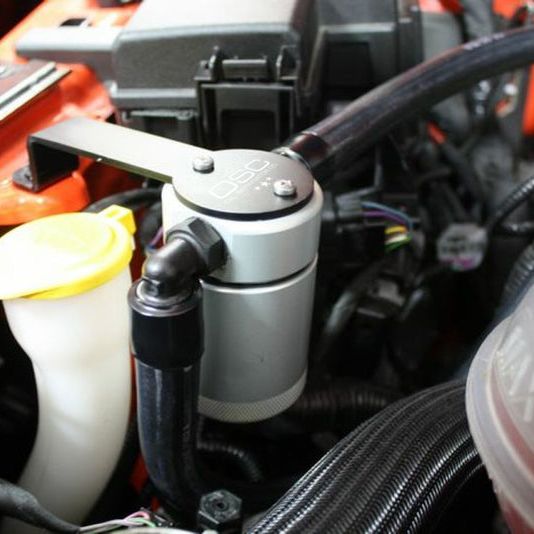 J&L 3030P-C - JLT3030P-C - J&L 15-23 Ford Mustang GT/15-20 Ford Mustang GT350 Passenger Side Oil Separator 3.0 - Clear Anodized - Shipped in Europe - Tuningsupply.com