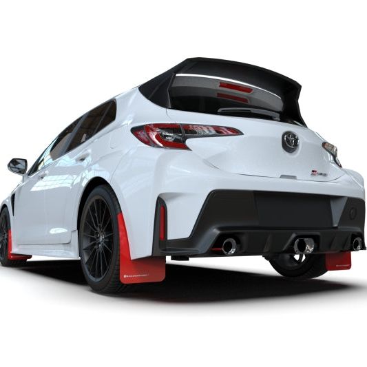 Rally Armor MF89-UR-RD-BLK - RALMF89-UR-RD-BLK - Rally Armor 23-25 Toyota GR Corolla Red UR Mud Flap w/Black Logo - Shipped in Europe - Tuningsupply.com