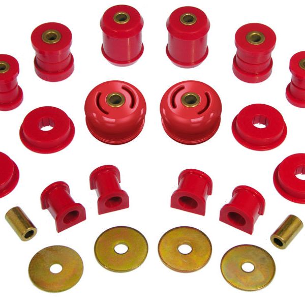 Prothane 13-2003 - PRO13-2003 - Prothane Mitsubishi Evo 8 Total Kit - Red - Shipped in Europe - Tuningsupply.com