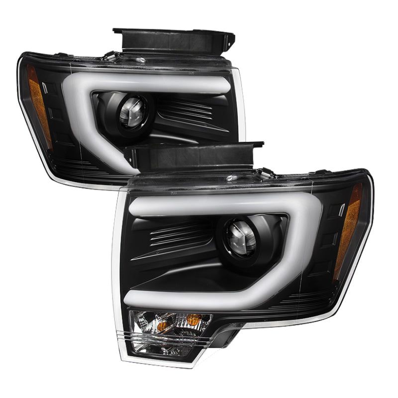SPYDER 5077646 - SPY5077646 - Spyder Ford F150 13-14 Projector Factory Xenon Model- Light Bar DRL Blk PRO-YD-FF15013-LBDRL-HID-BK - Shipped in Europe - Tuningsupply.com