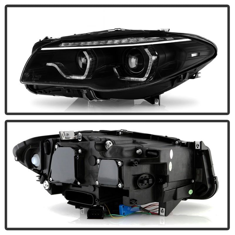 SPYDER 5088208 - SPY5088208 - Spyder BMW 5 Series F10 11-13 Xenon/HID AFS Projector Headlights - Black PRO-YD-BMWF10HIDAFS-SEQ-BK - Shipped in Europe - Tuningsupply.com