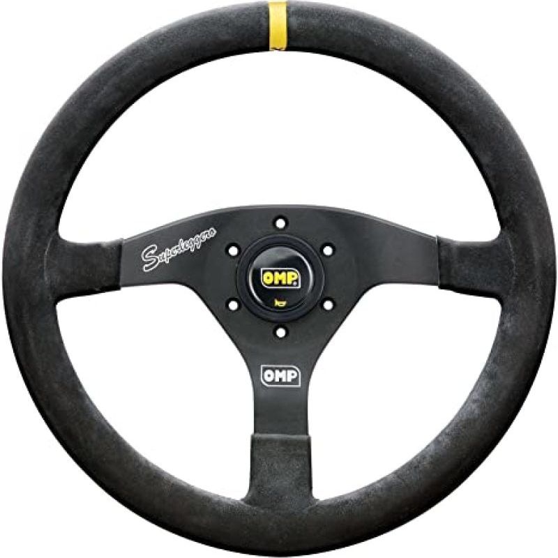 OMP OD0-2020-071 - OMPOD0-2020-071 - OMP Velocita Superleggero Suede Leather 350mm Diameter Steering Wheel Black - Shipped in Europe - Tuningsupply.com