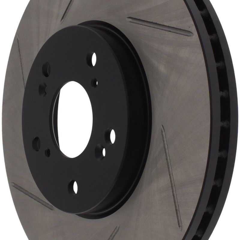 Stoptech 126.40046SR - STO126.40046SR - StopTech Power Slot Slotted 99-08 Acura TL (STD Caliper) / 01-03 CL / 04-09 TSX Front Right Rotor - Shipped in Europe - Tuningsupply.com
