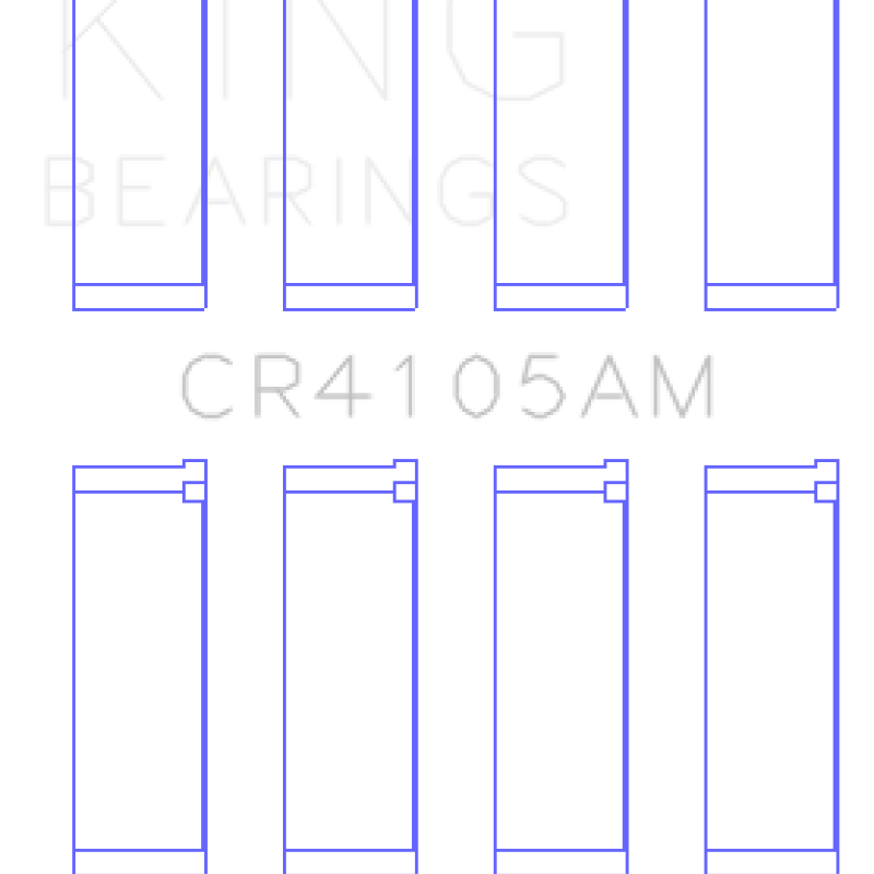 King Engine Bearings GCR4105AM - KINGCR4105AM - King Engine Bearings Mazda FS-DE L4/FP L4/FS L4 DOHC 16 Valve Rod Bearing Set - Size STD - Shipped in Europe - Tuningsupply.com