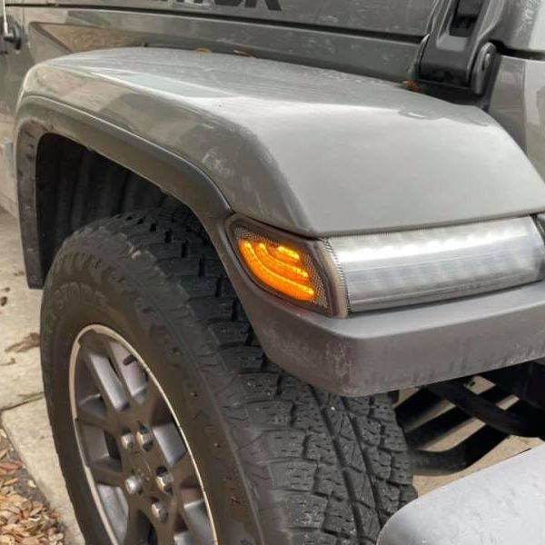 ORACLE Lighting 5853-504 - ORL5853-504 - Oracle Jeep Wrangler JL Smoked Lens LED Front Sidemarkers - Shipped in Europe - Tuningsupply.com