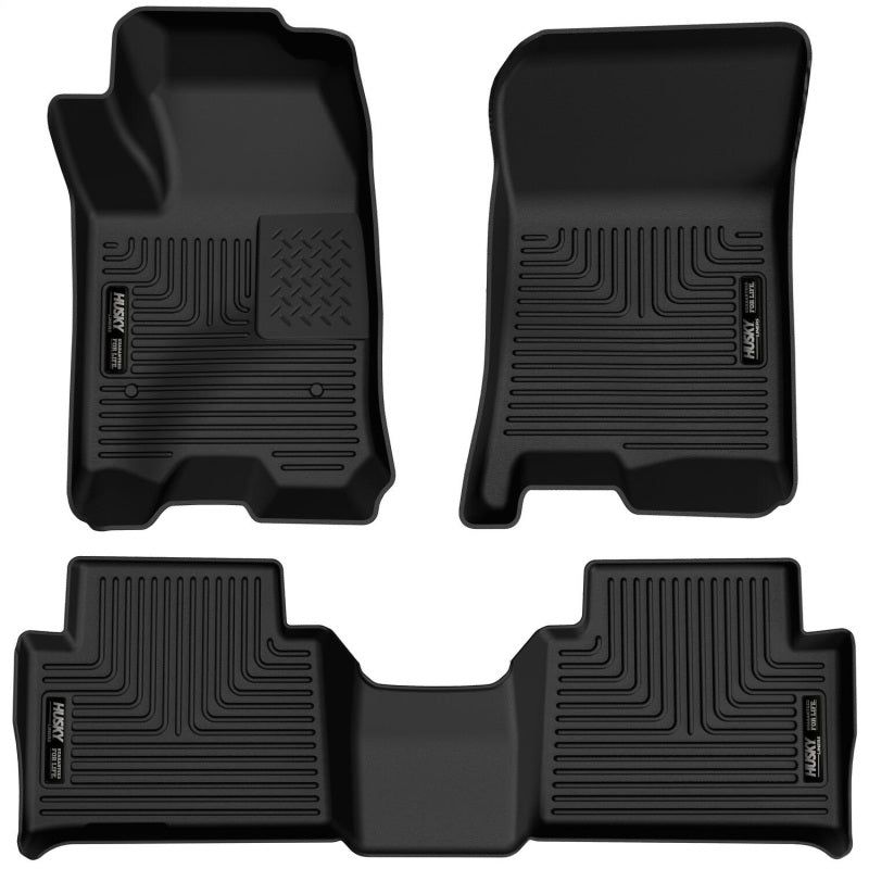 Husky Liners 54978 - HSL54978 - Husky Liners 2023 Chevrolet Colorado/GMC Canyon CC X-Act Contour Front & 2nd Seat Floor Liners - Shipped in Europe - Tuningsupply.com