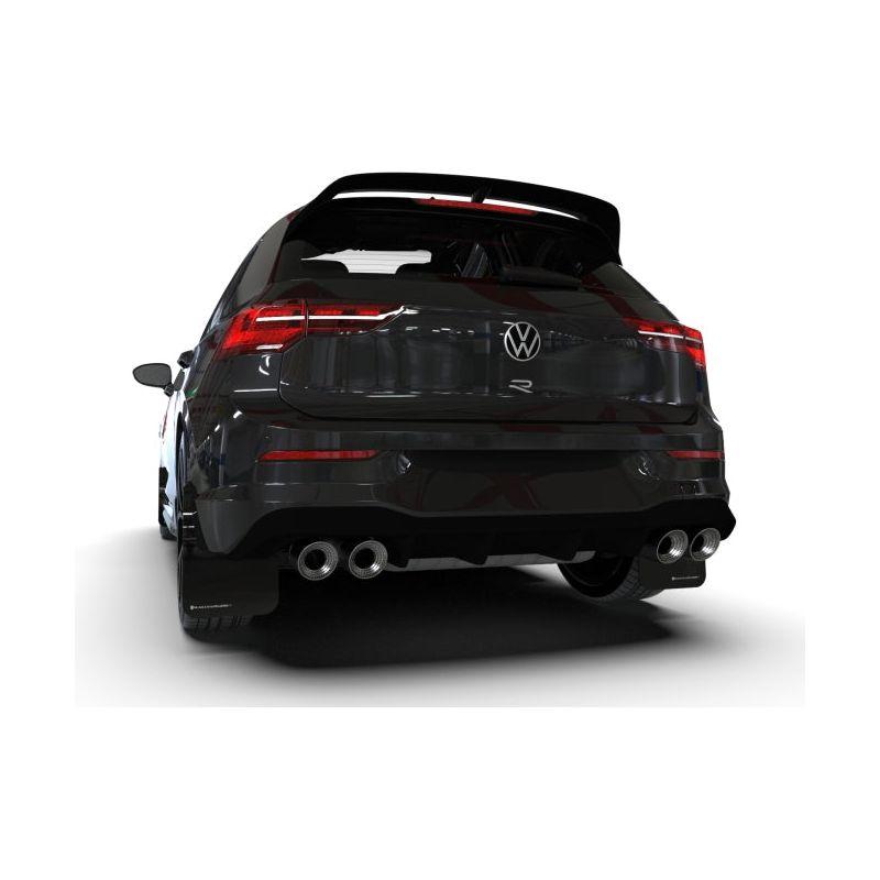 Rally Armor MF80-UR-BLK/GRY - RALMF80-UR-BLK/GRY - Rally Armor 22-25 VW MK8 Golf GTI/R Black UR Mud Flap w/Gray Logo - Shipped in Europe - Tuningsupply.com