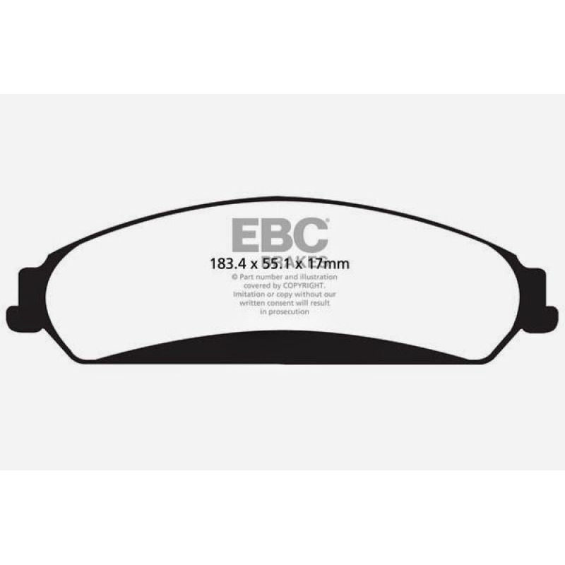 EBC DP42139R - EBCDP42139R - EBC 11+ Chrysler 300C 5.7 Yellowstuff Front Brake Pads - Shipped in Europe - Tuningsupply.com