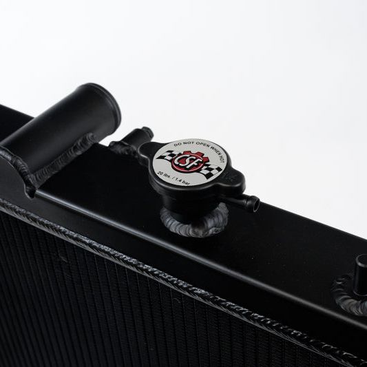 CSF 3076B - CSF3076B - CSF 02-07 Subaru WRX/STI Radiator - Black Finish - Shipped in Europe - Tuningsupply.com