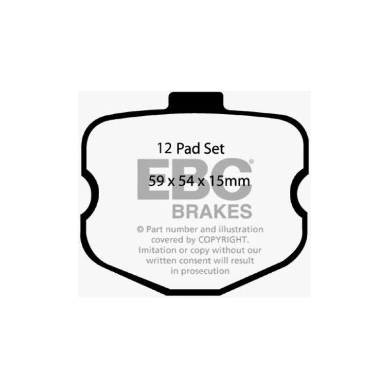 EBC DP51771NDX - EBCDP51771NDX - EBC 06-08 Chevrolet Corvette (C6) 7.0 (Z06) Bluestuff Front Brake Pads - Shipped in Europe - Tuningsupply.com