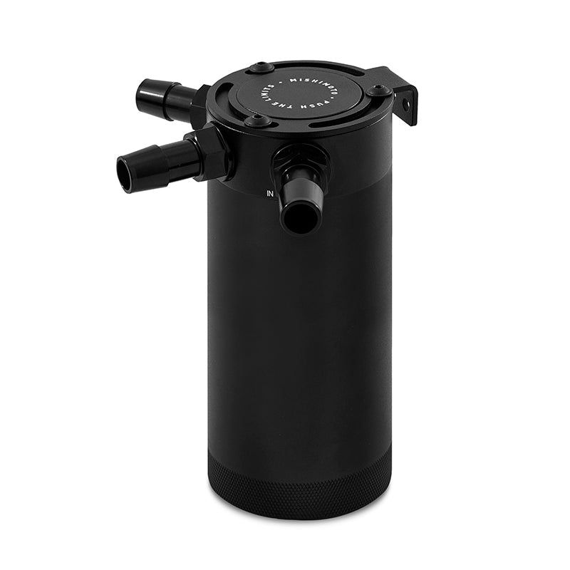 Mishimoto MMBCC-CBTHR-XLBK - MISMMBCC-CBTHR-XLBK - Mishimoto Compact Baffled Oil Catch Can - 3-Port - Shipped in Europe - Tuningsupply.com