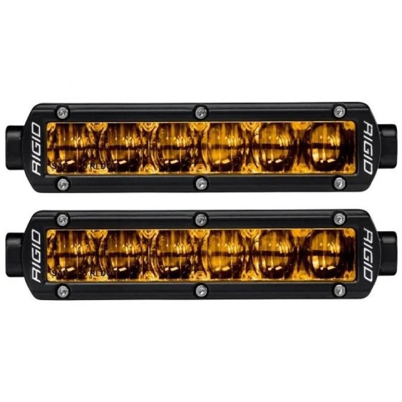 Rigid Industries 906704 - RIG906704 - Rigid Industries 6in SR-Series Pro Dot / SAE Fog Lights (Pair) - Selective Yellow - Shipped in Europe - Tuningsupply.com