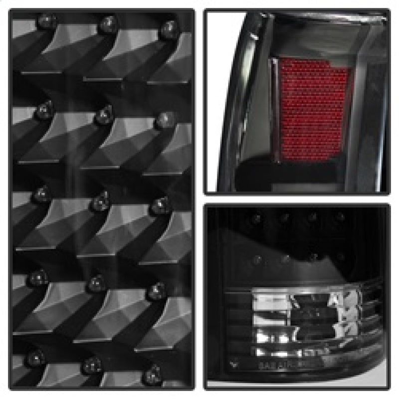 SPYDER 9022449 - SPY9022449 - xTune Yukon Denali 99-00 LED Tail Lights Black ALT-JH-CCK88-LED-BK - Shipped in Europe - Tuningsupply.com